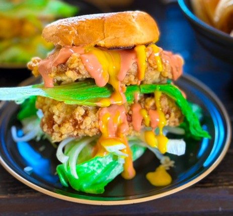 チキンバーガー試作